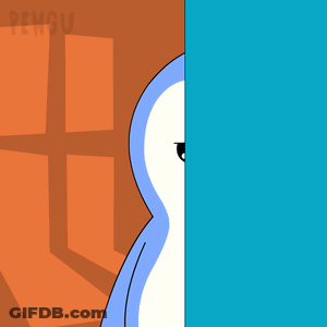 A Cartoon Of A Penguin With The Words I Gave Your Address To A Mosquito GIF