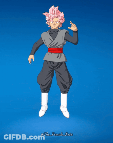 A Cartoon Of A Person With Pink Hair And The Name The_female_rose On The Bottom GIF