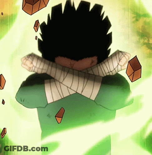 A Cartoon Of A Person With Their Arms Crossed Covering Their Face GIF