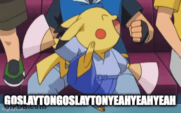 Pikachu Sitting On Couch Go Slaytongoslaytonyeahyeahyeah GIF