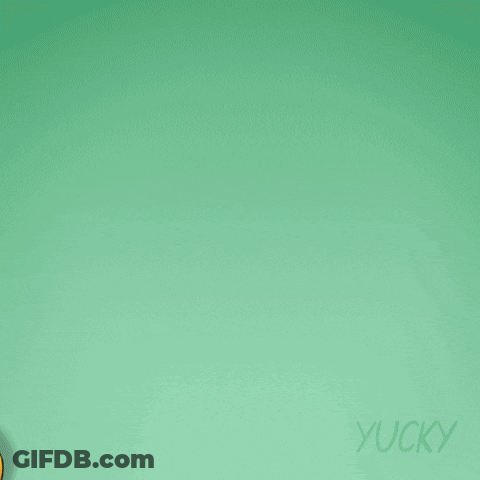 A Cartoon Of A Pink Duck Holding A Gold Medal With The Name Yucky Below It GIF