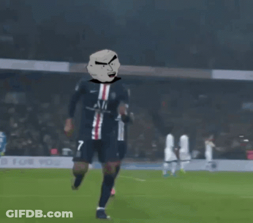 A Cartoon Of A Soccer Player Wearing A Number 7 Jersey GIF