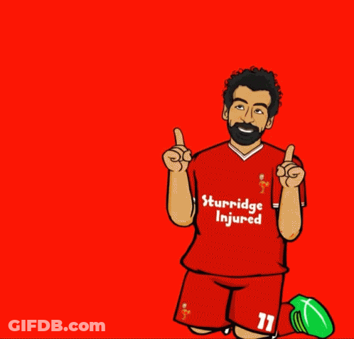 A Cartoon Of A Soccer Player Wearing A Shirt That Says Sturridge Injured On It GIF