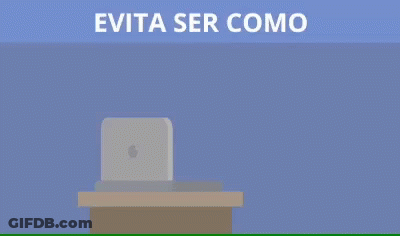 A Cartoon Of A Thief Using A Laptop With A Speech Bubble That Says " Antes De Trollmentar " GIF