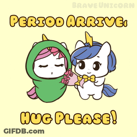 A Cartoon Of A Unicorn Holding A Bag Of Chips GIF