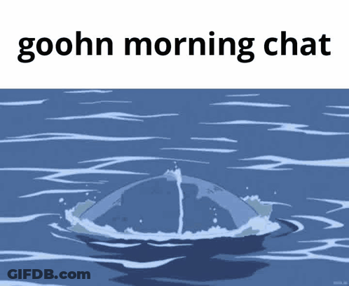 A Cartoon Of A Whale Splashing In The Ocean . GIF