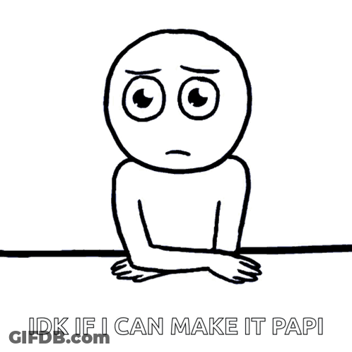 A Cartoon Of A Whale Swimming In The Ocean With The Words Idk If I Can Make It Papi . GIF