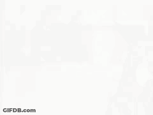 A Cartoon Of A Woman Covering Her Face With Her Hands And The Words Please Stop GIF