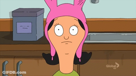 A Cartoon Of A Woman Wearing A Pink Hat That Says Global Hd GIF