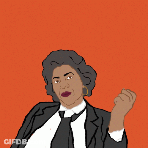A Cartoon Of A Woman With A Quote By Toni Morrison GIF