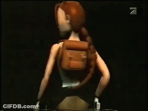 A Cartoon Of A Woman With The Number 7 On The Bottom GIF