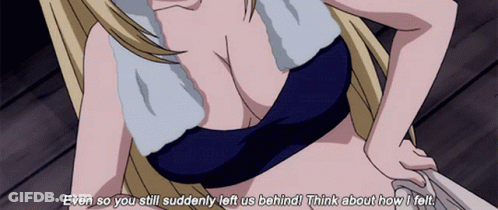 A Cartoon Of A Woman With The Words Even So You Still Suddenly Left Us Behind GIF