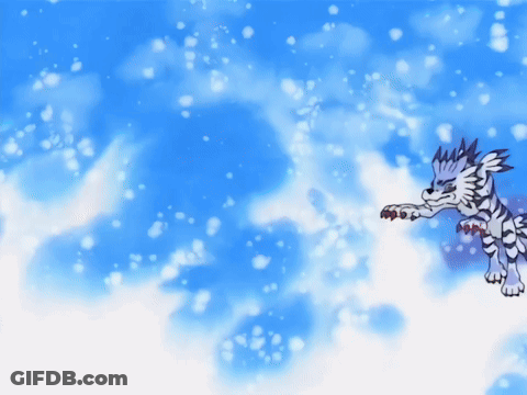 A Cartoon Of A Zebra Flying Through A Blue Sky GIF