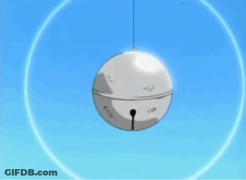 A Cartoon Of An Ear With The Words " This Vibration From The Sound Of This Special Bell " Written Below It GIF