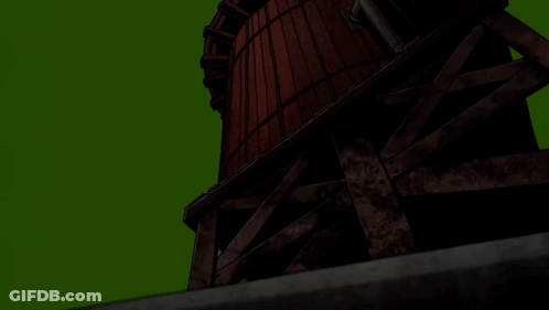 A Cartoon Of Batman And A Man In A White Suit Standing In Front Of A Full Moon GIF