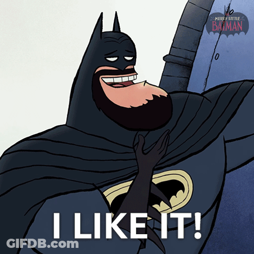 A Cartoon Of Batman With The Words I Like It On The Bottom GIF