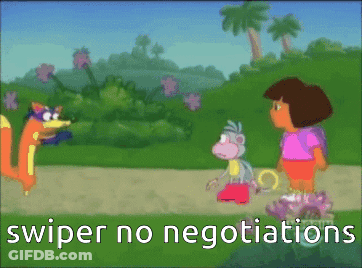 A Cartoon Of Dora The Explorer Talking To A Fox And A Monkey GIF