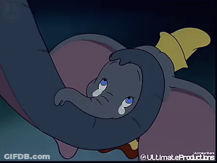 A Cartoon Of Dumbo From Ultimate Productions Is Shown GIF