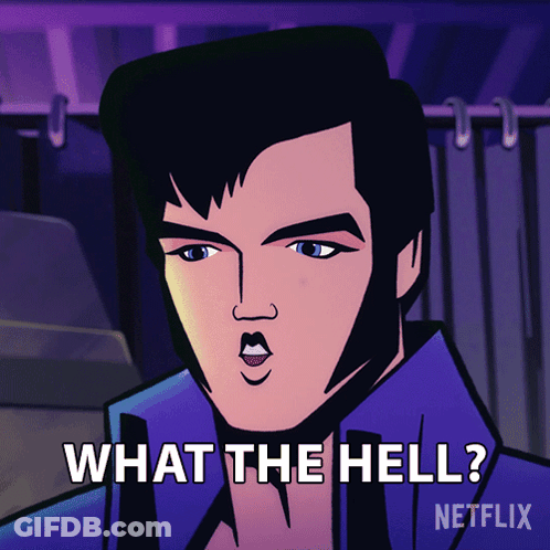 Elvis Presley Saying What The Hell Netflix GIF
