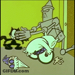 A Cartoon Of Felix The Cat And A Wizard On A Bicycle GIF