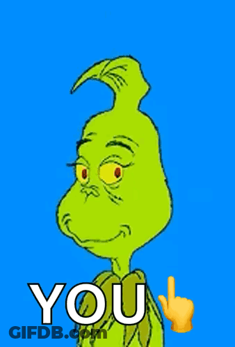 A Cartoon Of Grinch Giving A Thumbs Up Sign GIF
