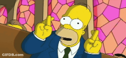 A Cartoon Of Homer Simpson In A Suit And Tie GIF