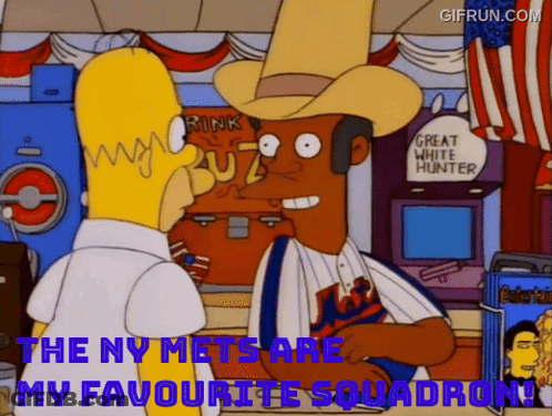 A Cartoon Of Homer Simpson Talking To A Man Wearing A Cowboy Hat GIF