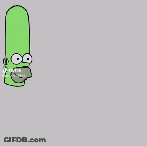 A Cartoon Of Homer Simpson With A Green Check Mark Next To It GIF