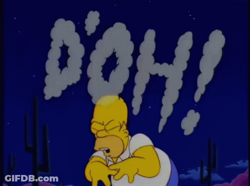 Homer Simpson Saying Doom GIF