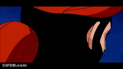A Cartoon Of Jean Grey With A Blue Light Coming Out Of Her GIF