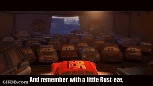 A Cartoon Of Lightning Mcqueen With The Words " And An Insane Amount Of Luck " On The Bottom GIF