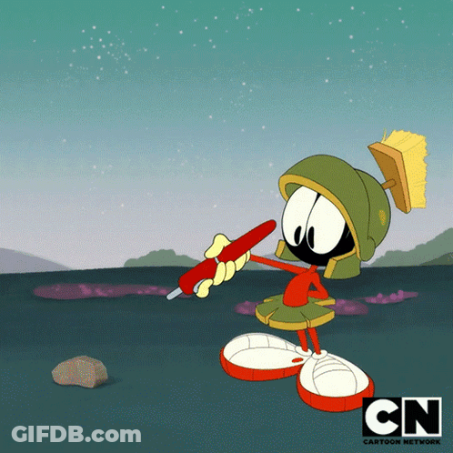 A Cartoon Of Marvin The Martian From Cn GIF