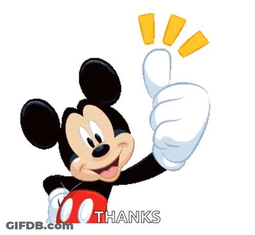 A Cartoon Of Mickey Mouse Giving A Thumbs Up Sign GIF
