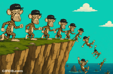 A Cartoon Of Monkeys Wearing Hats With The Letters N.i.p.e. On Them GIF
