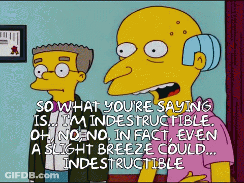 A Cartoon Of Mrs. Simpson Talking To A Man GIF