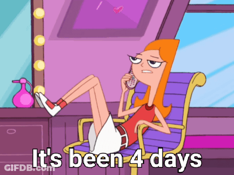 A Cartoon Of Perry The Platypus Talking On A Cell Phone GIF