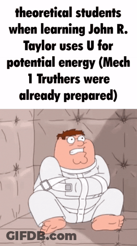 A Cartoon Of Peter Griffin In A Straight Jacket With A Caption That Says Theoretical Students When Learning John R. GIF