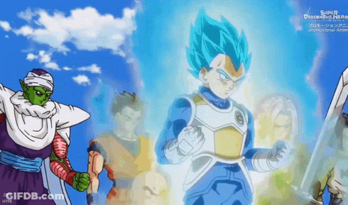 A Cartoon Of Piccolo And Vegeta From Dragon Ball GIF