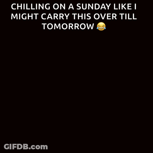 A Cartoon Of Snoopy Laying On A Pillow With The Caption Chilling On A Sunday Like I GIF