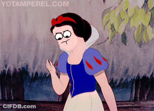 A Cartoon Of Snow White With Yotamperel.com On The Bottom Right GIF