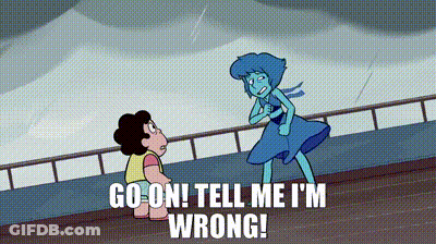 A Cartoon Of Steven Universe Characters Talking To Each Other GIF