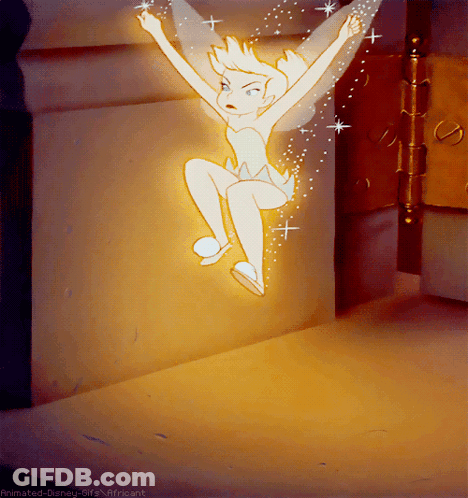 A Cartoon Of Tinkerbell Is Animated By Disney GIFs African GIF