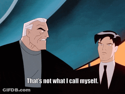 A Cartoon Of Two Men With The Caption That 'S Not What I Call Myself .. GIF