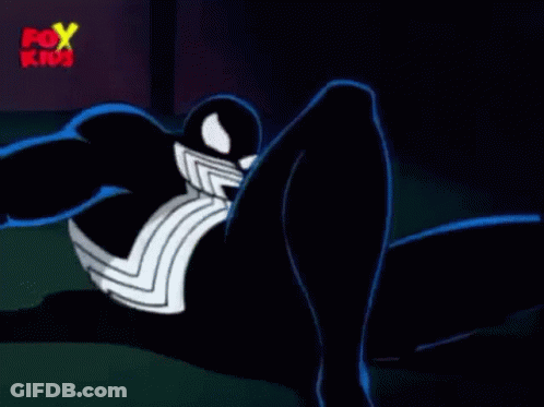 A Cartoon Of Venom From The Spider-Man Animated Series . GIF