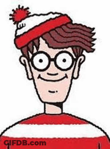 A Cartoon Of Where The Wild Things Are Wearing A Hat And Glasses And Smiling . GIF