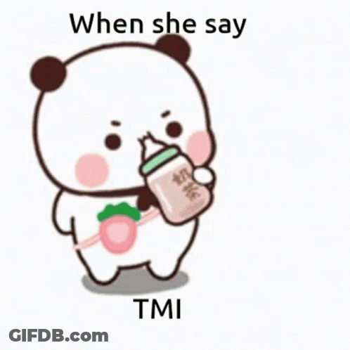 A Cartoon Panda Bear Is Holding A Bottle Of Milk And A Strawberry . GIF