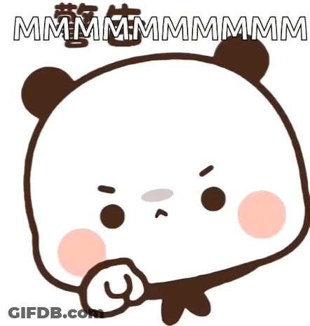 A Cartoon Panda Bear Is Making A Funny Face And Making A Funny Face . GIF