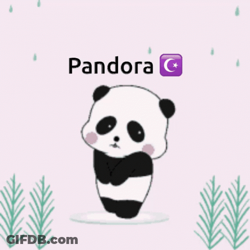A Cartoon Panda Bear Says Sorry Pandora GIF