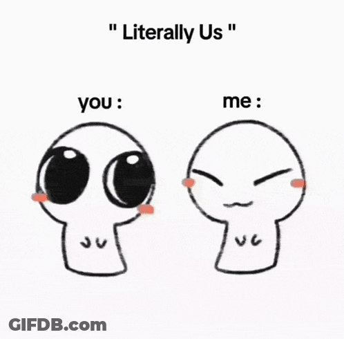 A Cartoon Says " Literally Us " And Has A Flame Coming Out Of It GIF