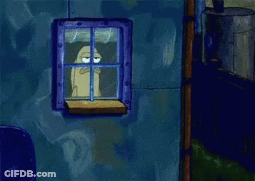 A Cartoon Scene From Spongebob Squarepants With Boats And Cars In The Water . GIF